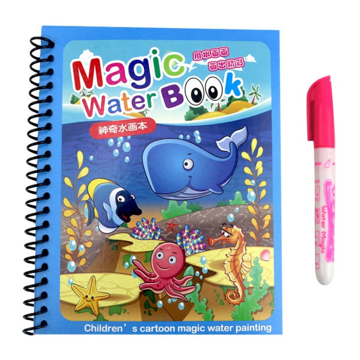 Children's Creative Magic  Water Painting Book - Cindi Book