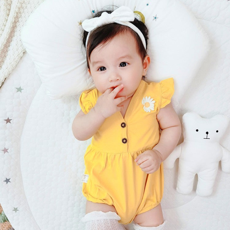 Newborn Baby One-piece Baby Girl Summer Style - Cindi Book