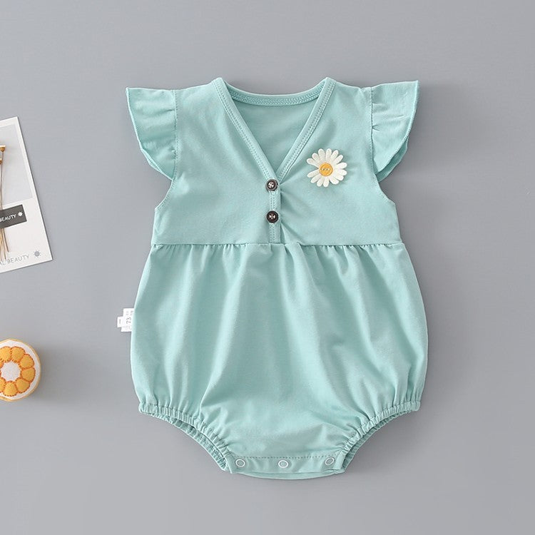 Newborn Baby One-piece Baby Girl Summer Style - Cindi Book