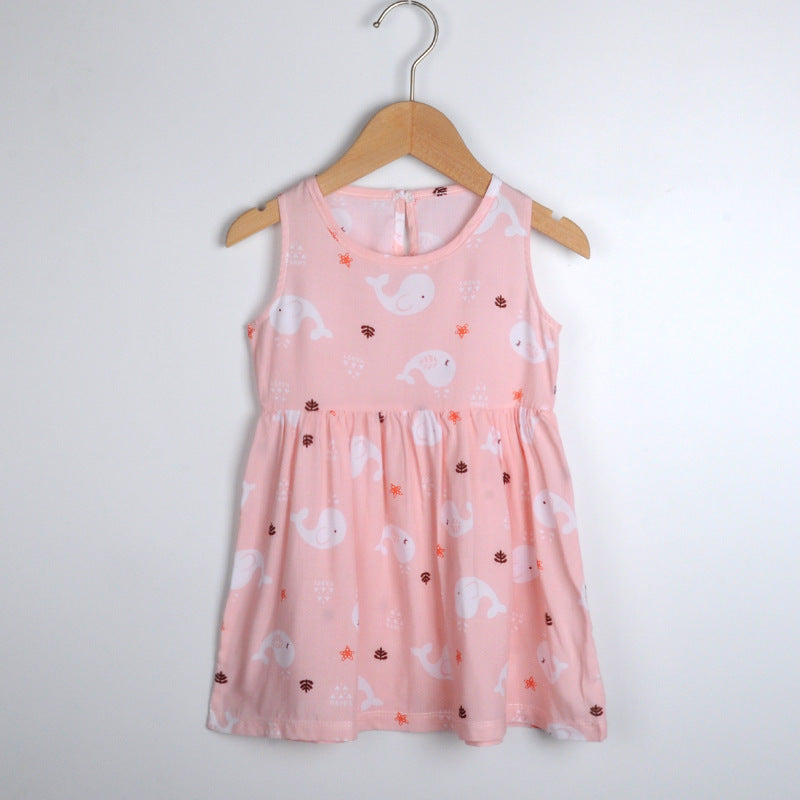 Women's Cotton Silk Beach Princess Dress - Cindi Book