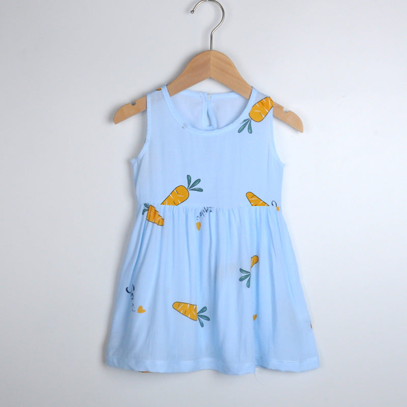 Women's Cotton Silk Beach Princess Dress - Cindi Book