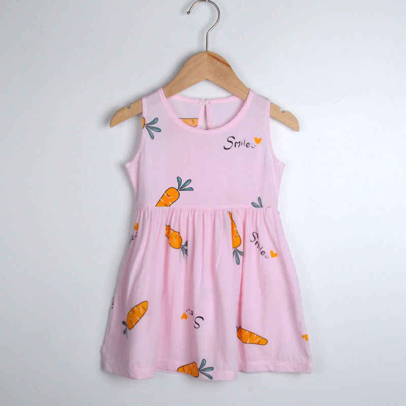 Women's Cotton Silk Beach Princess Dress - Cindi Book