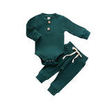Infant Newborn Baby Girls Boys Spring Autumn Ribbed Solid - Cindi Book