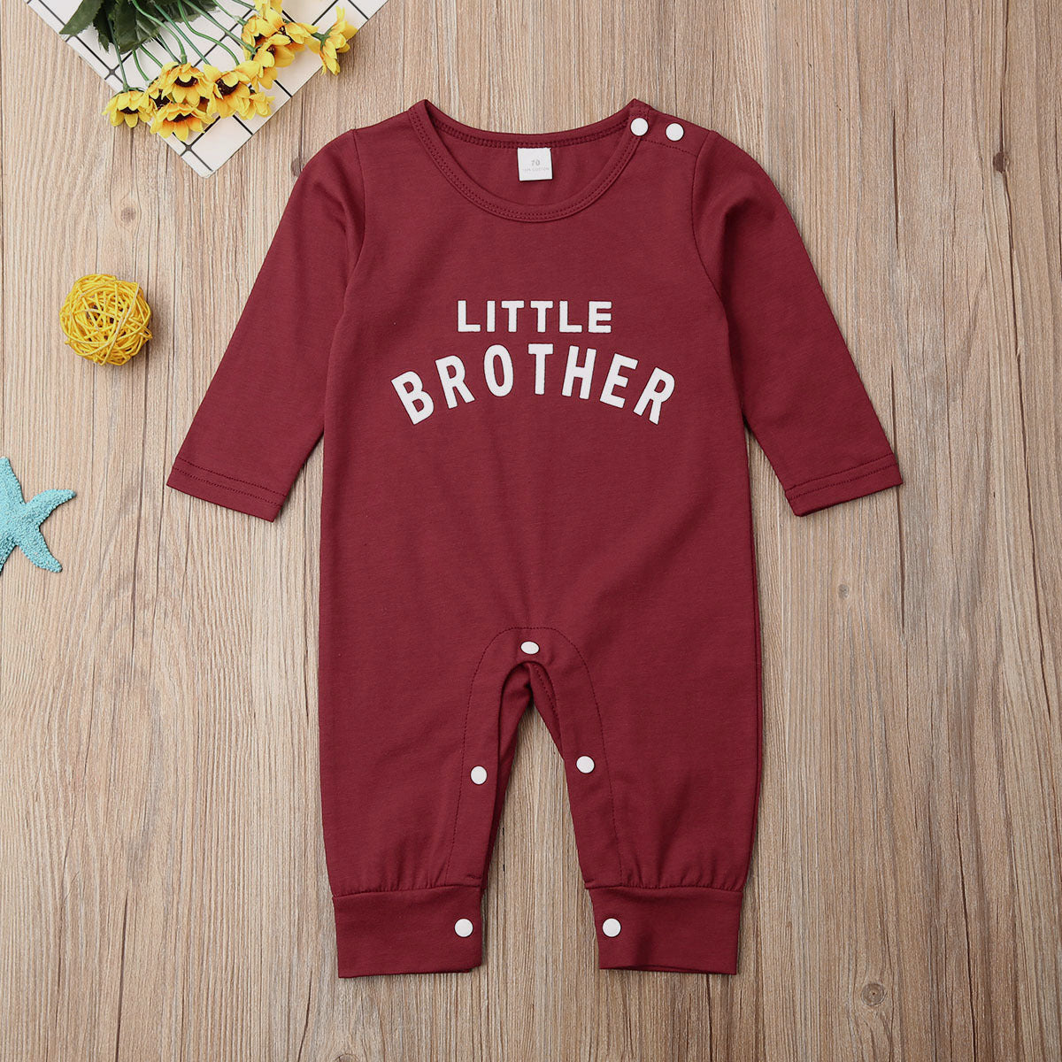 Male Alphabet Long Sleeved Romper Newborn Baby Jumpsuit Female Baby Casual Romper - Cindi Book