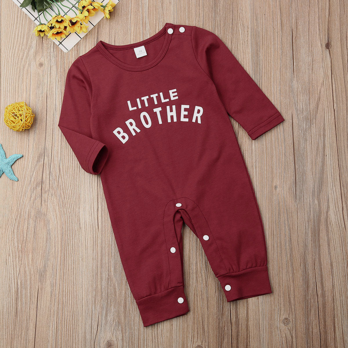 Male Alphabet Long Sleeved Romper Newborn Baby Jumpsuit Female Baby Casual Romper - Cindi Book