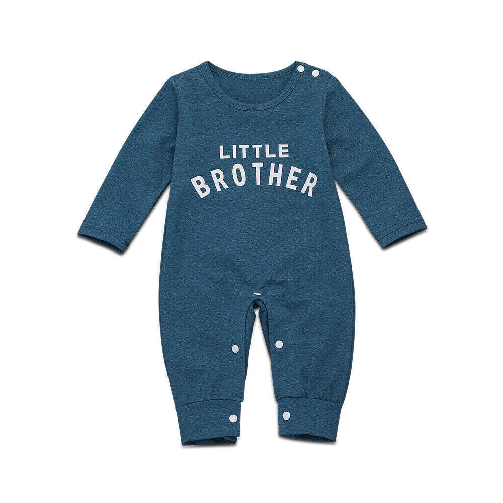 Male Alphabet Long Sleeved Romper Newborn Baby Jumpsuit Female Baby Casual Romper - Cindi Book