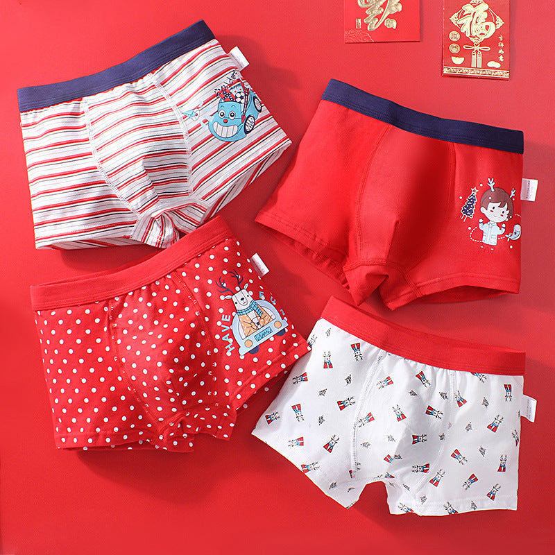 Boys' underwear, cotton children's boxer briefs, boys' boxer briefs - Cindi Book
