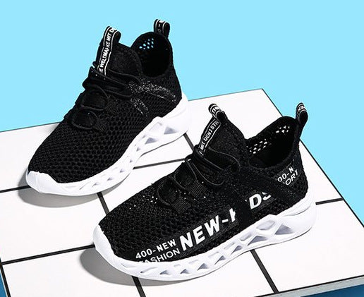 New Mesh Kids Sneakers Lightweight Children Shoes Casual Breathable Boys Shoes Non-Slip Girls Sneakers