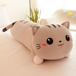 Foreign Trade Export Plush Toy Online Store Lying Down Happy Cat Pillow - Cindi Book