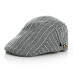 Baby's Striped Cap With Tweed In Spring And Autumn And Winter - Cindi Book