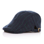 Baby's Striped Cap With Tweed In Spring And Autumn And Winter - Cindi Book
