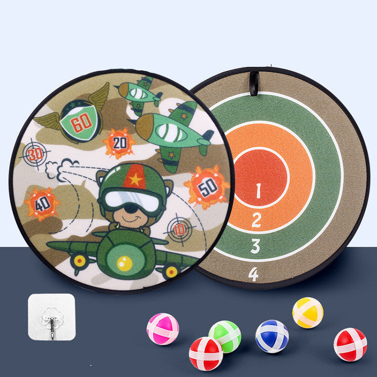 Spot Wholesale Children's Sticky Ball Dart Board Cartoon Fun Dart Board Plus Velvet A Variety Of Creative Cartoon - Cindi Book