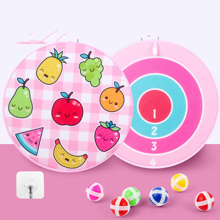 Spot Wholesale Children's Sticky Ball Dart Board Cartoon Fun Dart Board Plus Velvet A Variety Of Creative Cartoon - Cindi Book