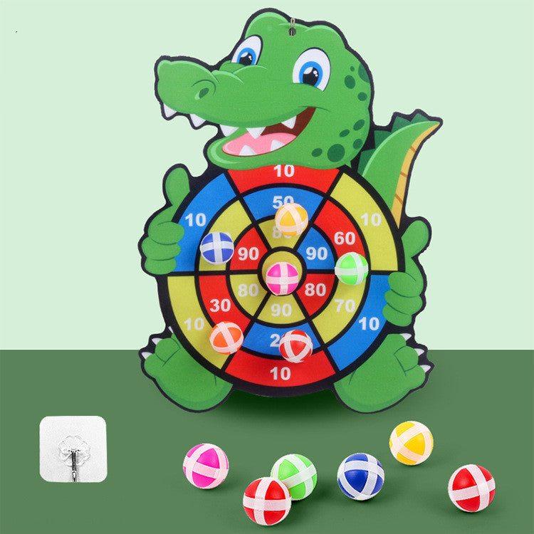 Spot Wholesale Children's Sticky Ball Dart Board Cartoon Fun Dart Board Plus Velvet A Variety Of Creative Cartoon - Cindi Book