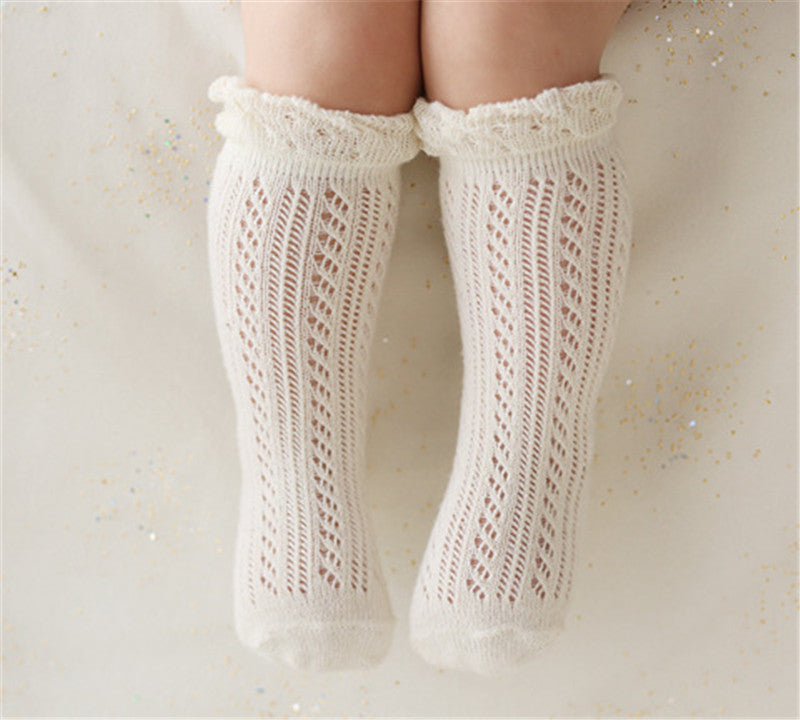 Medium and Small Children's Tube Socks Baby Mesh Mosquito Socks - Cindi Book