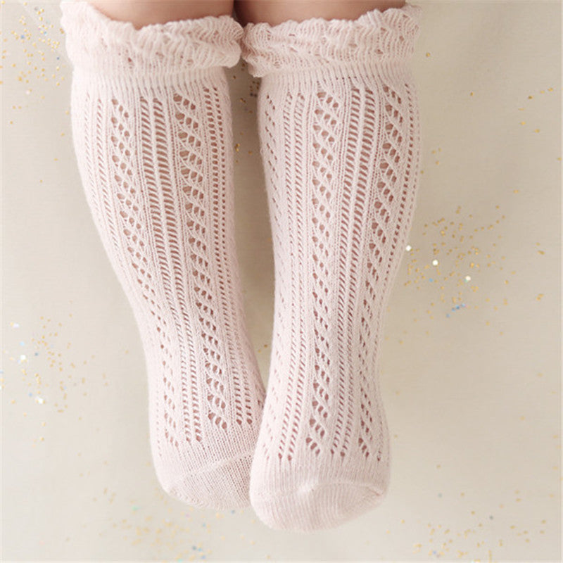 Medium and Small Children's Tube Socks Baby Mesh Mosquito Socks - Cindi Book