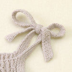 Baby Onesies Girls' Knitted Sling Ruffled Fart Romper - Cindi Book