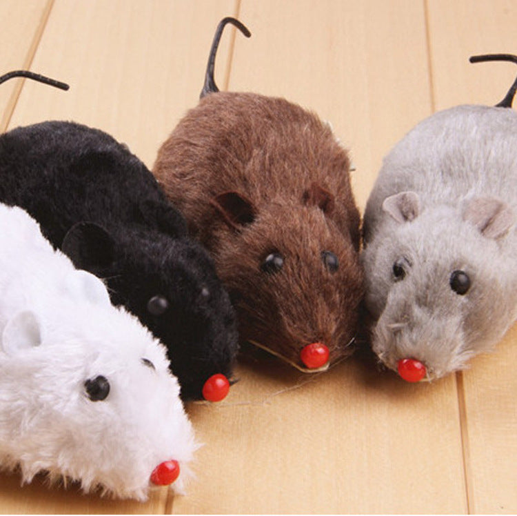 Clockwork Spring Power Plush Mouse - Cindi Book