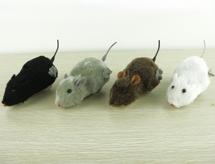 Clockwork Spring Power Plush Mouse - Cindi Book