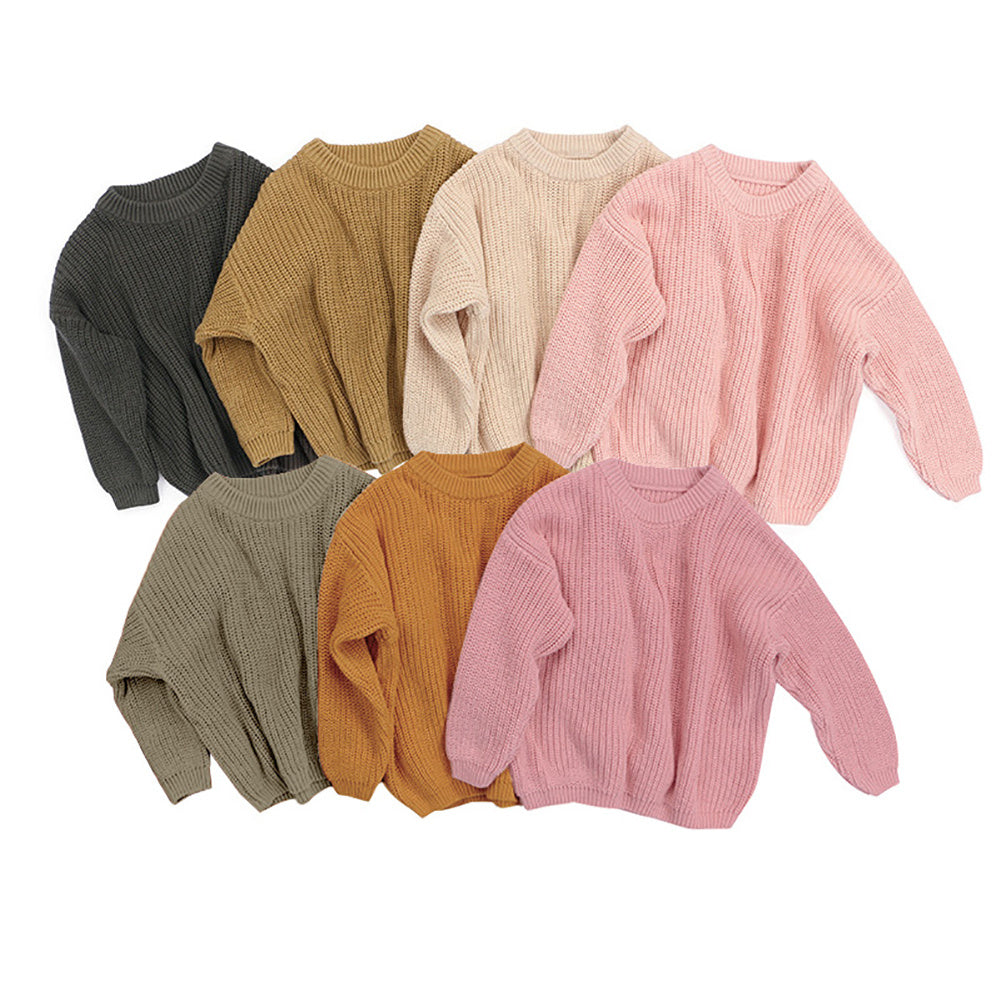 Solid Csul Sweter Sloucy Soft Wool Itted - Cindi Book