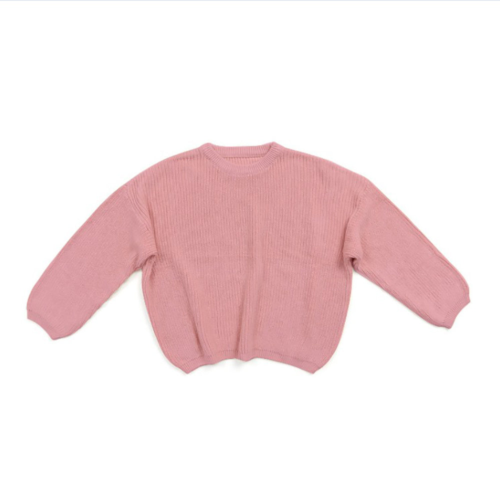 Solid Csul Sweter Sloucy Soft Wool Itted - Cindi Book