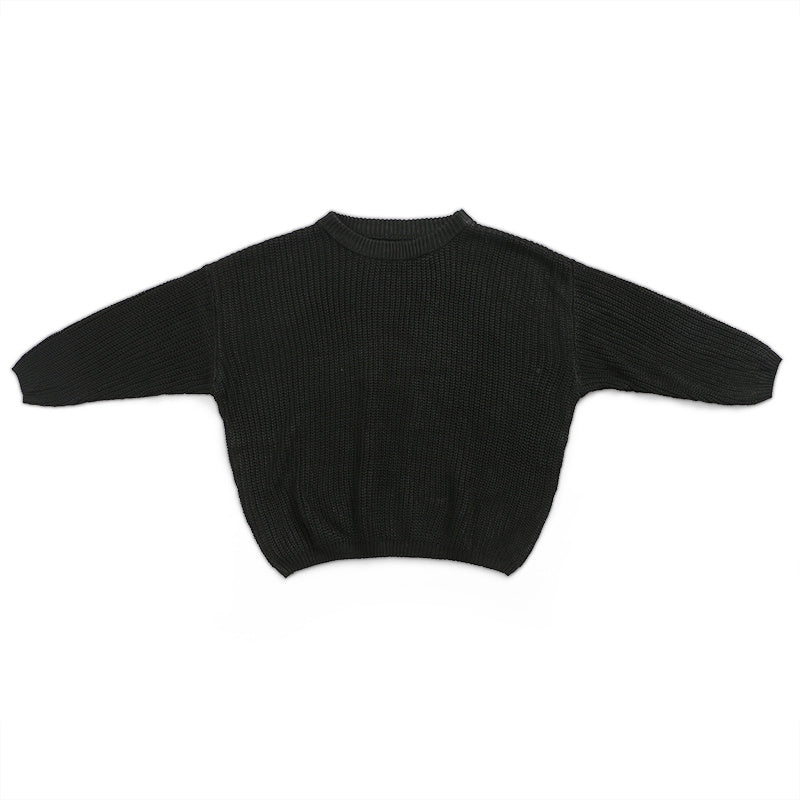 Solid Csul Sweter Sloucy Soft Wool Itted - Cindi Book
