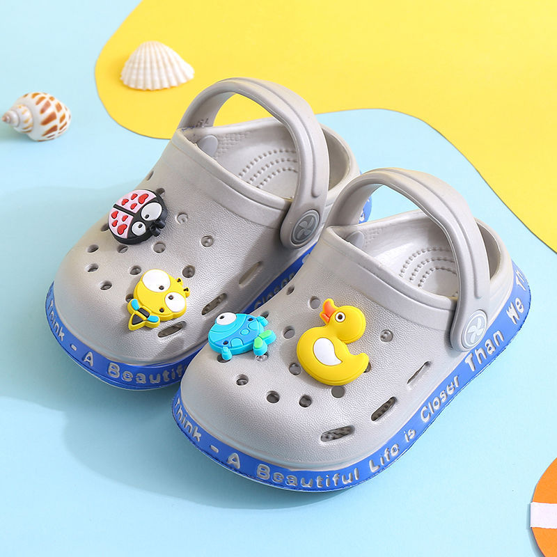Kids Slippers for Boys Girls Cartoon Shoes Summer Toddler - Cindi Book