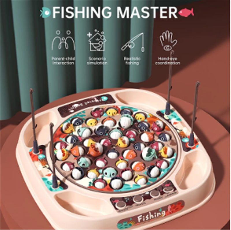 Simulation Baby Fishing Toy Children's Electric Rotating - Cindi Book