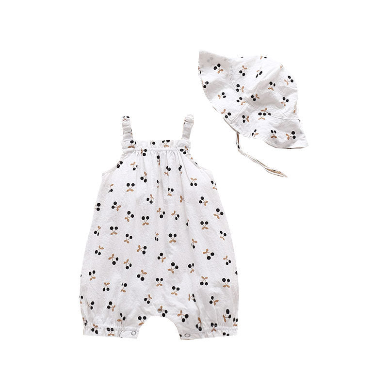 Baby Outfit Summer Outfit Thin Female Baby Bag Shorts Baby Outfit Cute Wind Boxer Romper