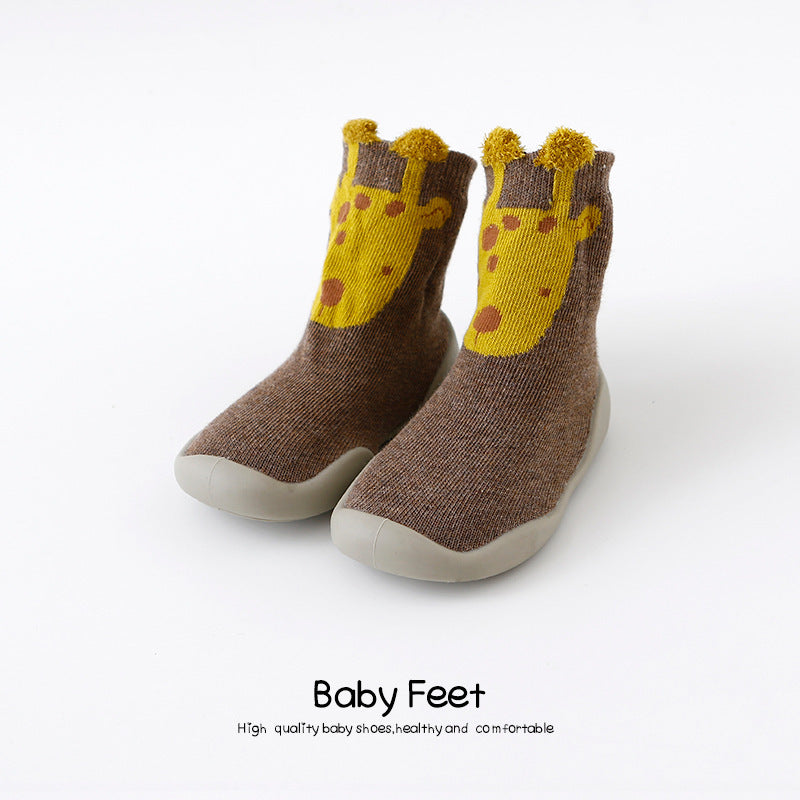 Home Non-Slip Soft Rubber Sole Baby Toddler Shoes - Cindi Book