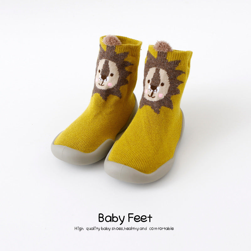 Home Non-Slip Soft Rubber Sole Baby Toddler Shoes - Cindi Book