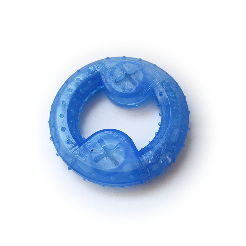 Dog Cooling Toy Puppy Teething Ring Freeze Dogs Chew Toy For Summer Tough Durable Pet Toys - Cindi Book