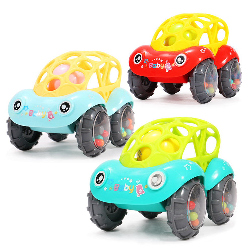 Bobo Car Baby Bell Grip Soft Toy Baby Teether Hand Catch Ball - Cindi Book