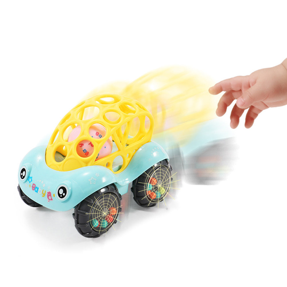 Bobo Car Baby Bell Grip Soft Toy Baby Teether Hand Catch Ball - Cindi Book