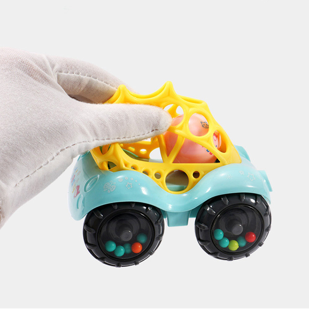 Bobo Car Baby Bell Grip Soft Toy Baby Teether Hand Catch Ball - Cindi Book