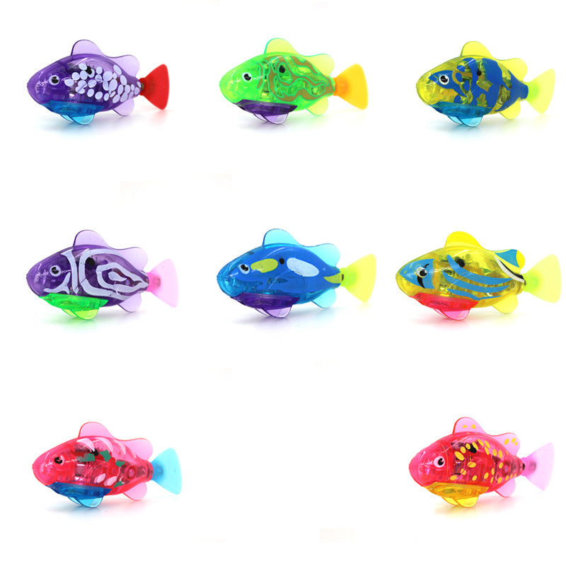 Cat Interactive Electric Fish Water Toy For Indoor Play Swimming Robot Fish Toys For Cat Dog Pet Baby Swimmer Bath Robofish Toys - Cindi Book