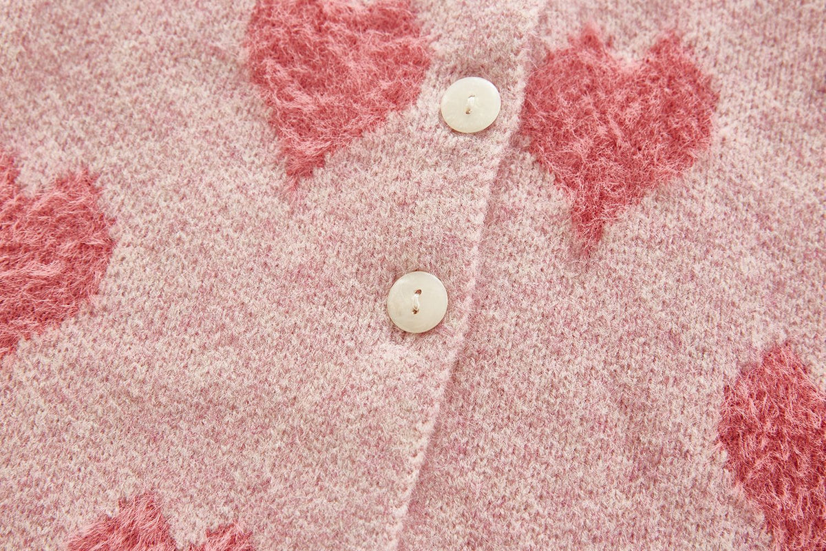 2-piece Knitted Cardigan Jacket With Straps - Cindi Book