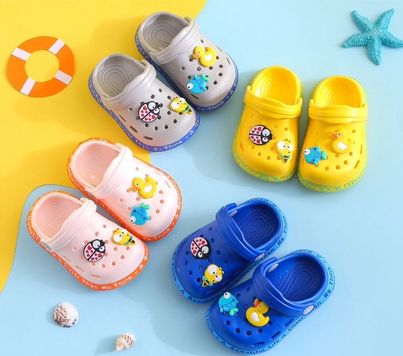 Kids Slippers for Boys Girls Cartoon Shoes Summer Toddler - Cindi Book