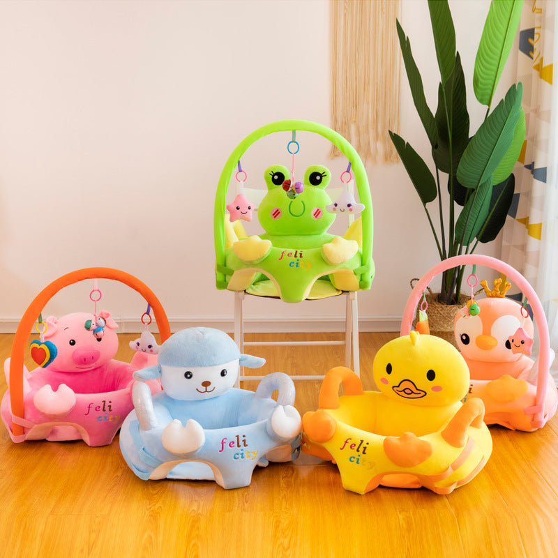 Shopping Basket, Child Seat, Plush Toy, Baby Learn To Sit On Chair - Cindi Book