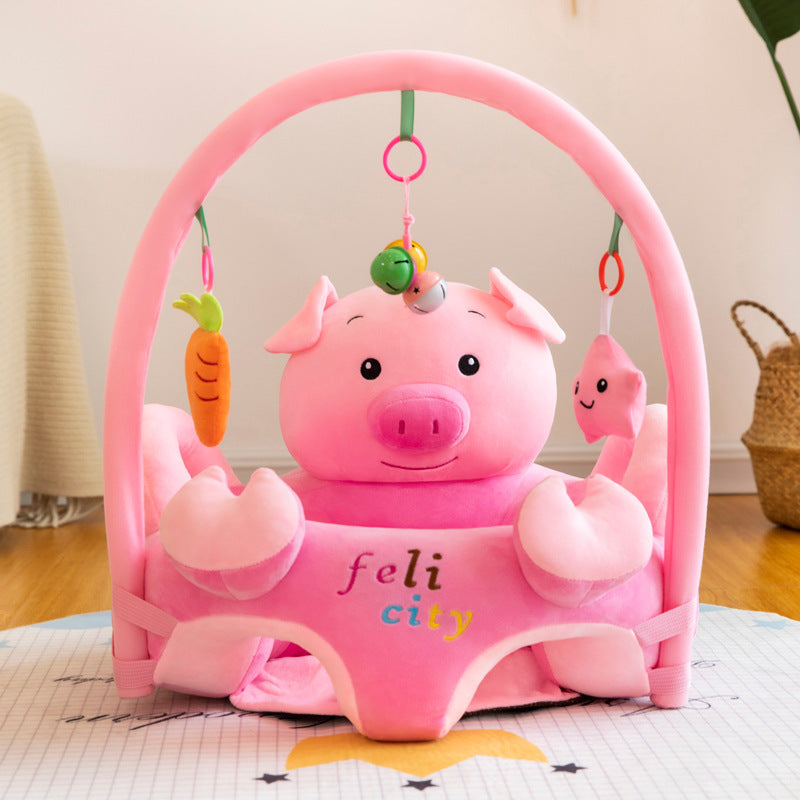 Shopping Basket, Child Seat, Plush Toy, Baby Learn To Sit On Chair - Cindi Book