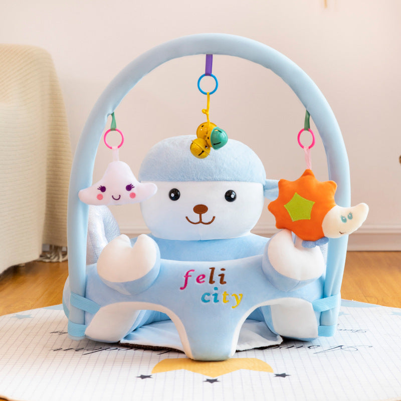Shopping Basket, Child Seat, Plush Toy, Baby Learn To Sit On Chair - Cindi Book