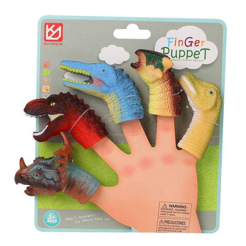 Children's Finger Dinosaur Doll Tyrannosaurus Model - Cindi Book