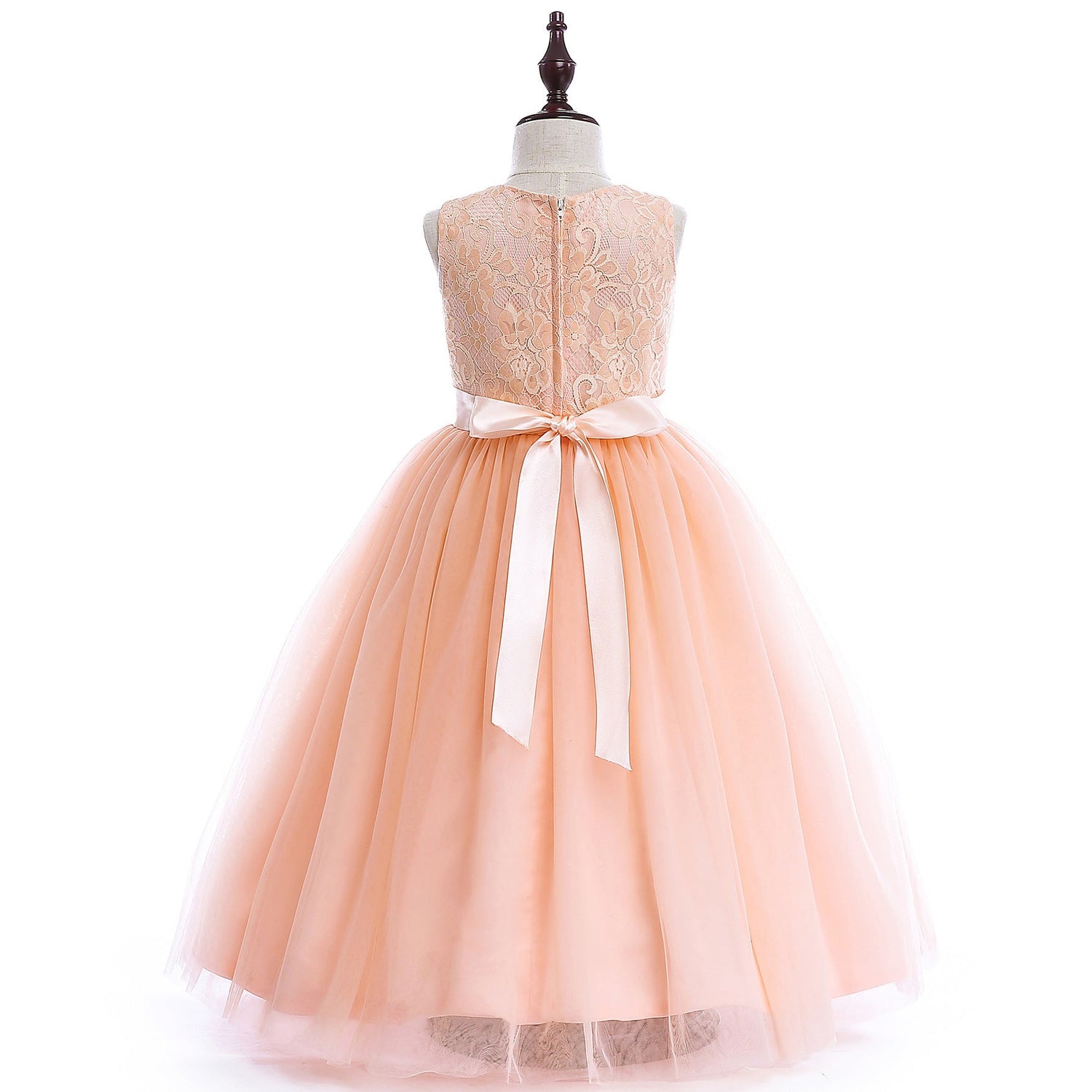 Big Kids Wedding Dress Girls Pettiskirt Lace Dress Costumes - Cindi Book