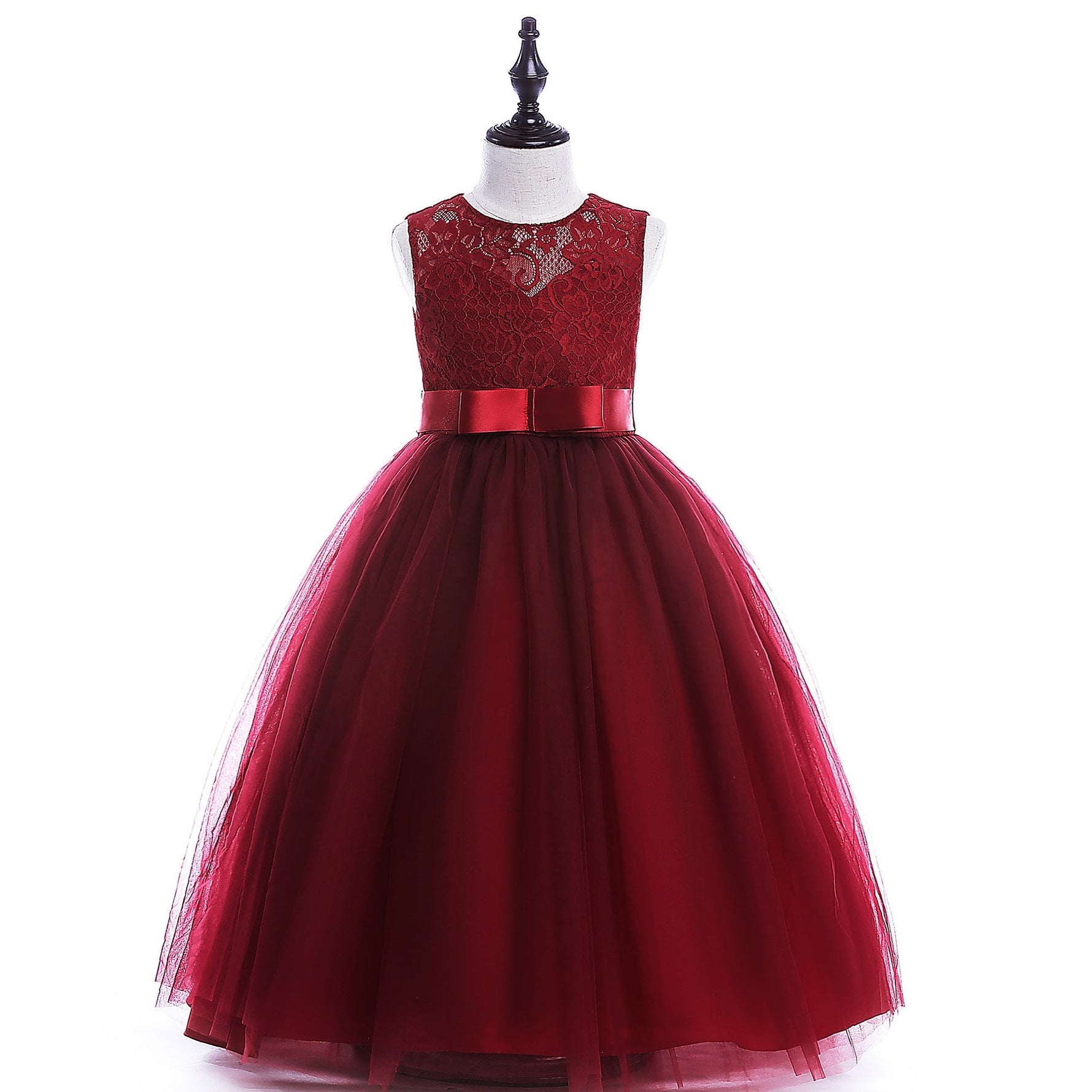 Big Kids Wedding Dress Girls Pettiskirt Lace Dress Costumes - Cindi Book