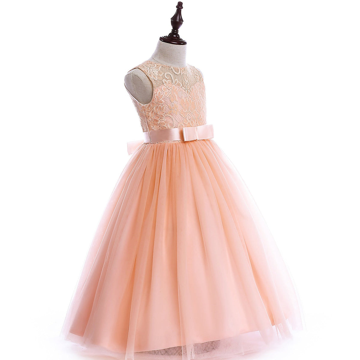 Big Kids Wedding Dress Girls Pettiskirt Lace Dress Costumes - Cindi Book