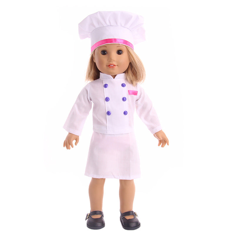 Doll Clothes Americangirl Accessories Chef Clothes - Cindi Book
