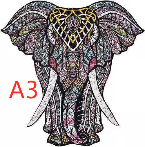 DIY Wooden Puzzles Animal Shaped The Best Christmas Gift Wooden Puzzles - Cindi Book