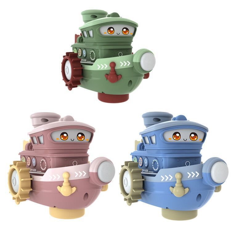 Electric Water Rotating Spray Ship Toys Cartoon Boat Funny Baby Bath Toys - Cindi Book