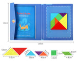 Children's Wooden Magnetic Tangram Educational Toy - Cindi Book