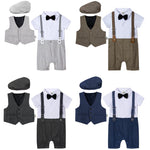 Baby Boy Suit One-piece Gentleman Suit - Cindi Book